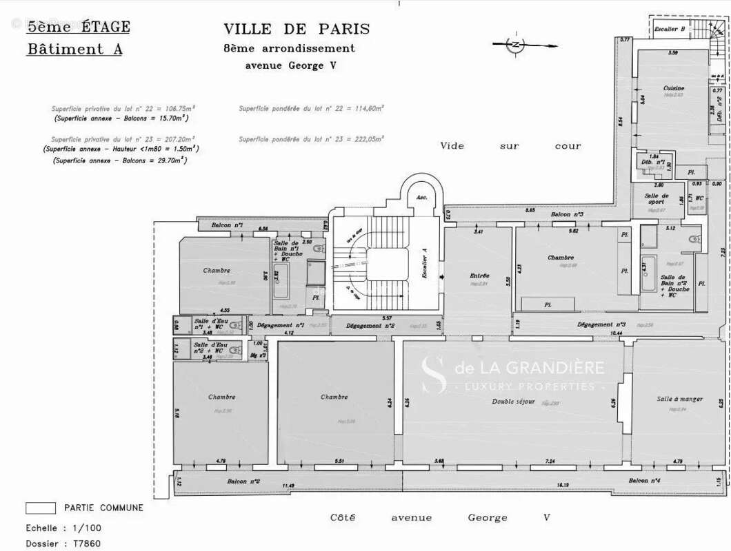 Appartement à PARIS-8E