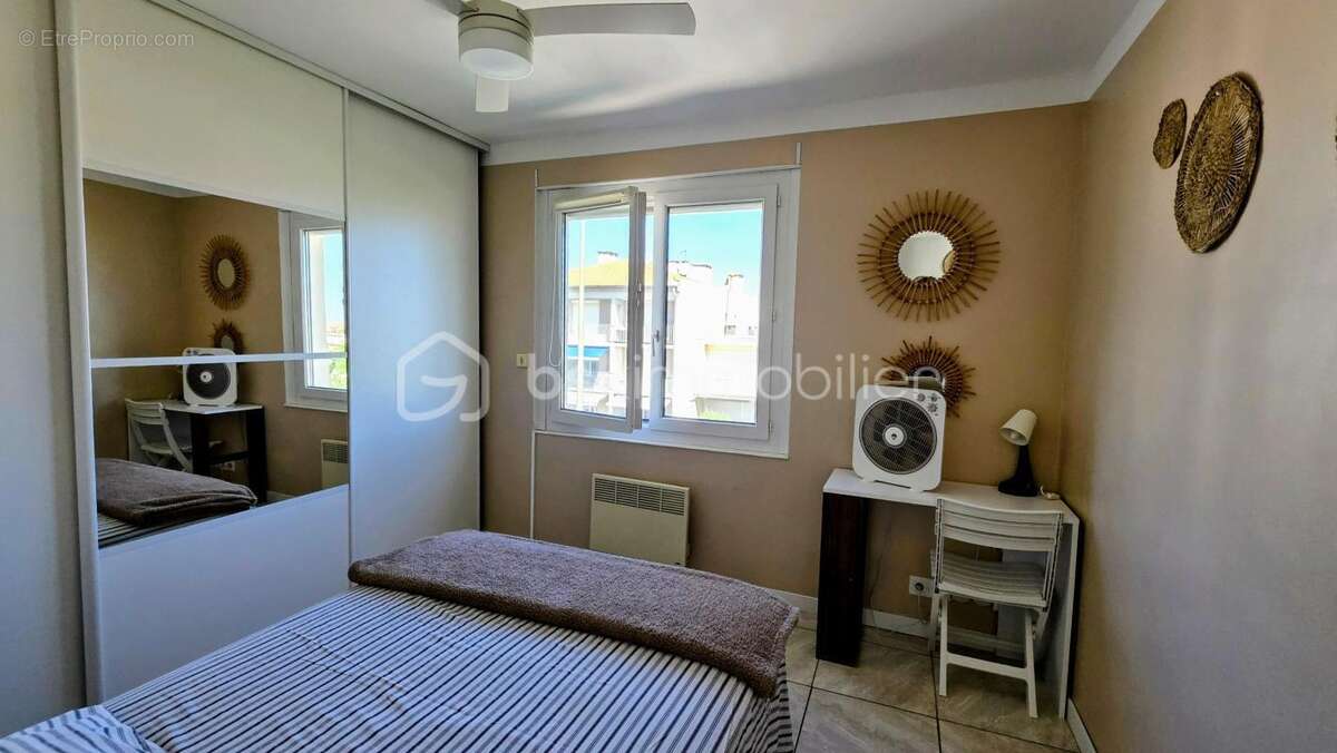 Palavas les flots appartement t3 renove vue mer dernier etage terrasse - photo 12