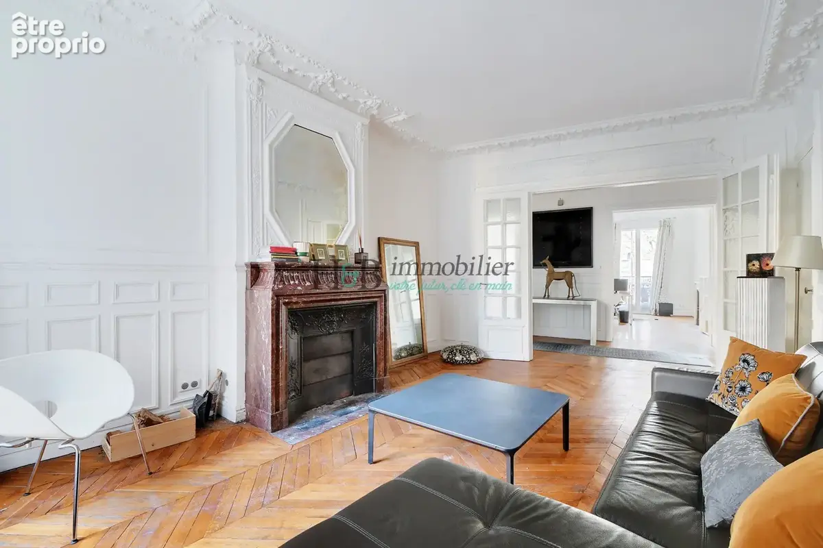 Alésia / 170m2 / Parquet Moulures Cheminées - photo 4