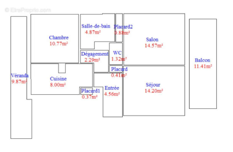 Appartement Saint Laurent Du Var 3 pièce(s)  62 m2 - photo 9