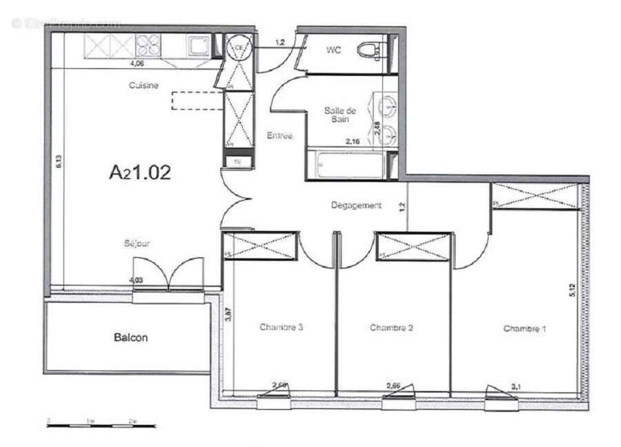 Appartement à BASSENS
