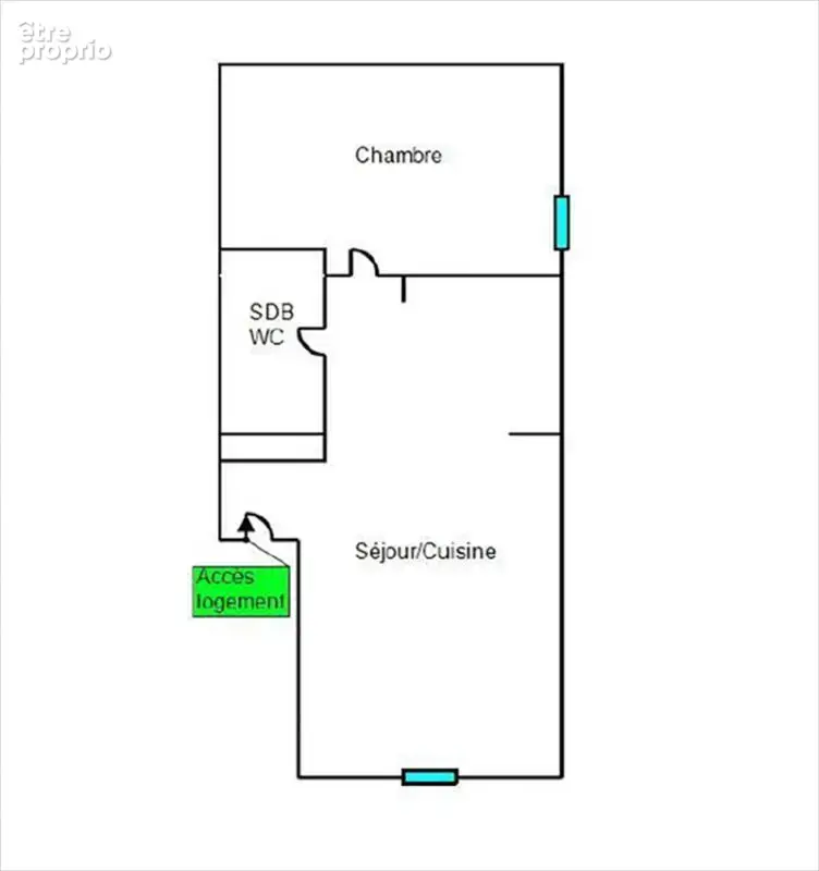 Appartement Talant 2 pièces 31.02 m2 au 2ème et dernier étage - photo 8