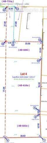 Terrain à NOUVION-SUR-MEUSE
