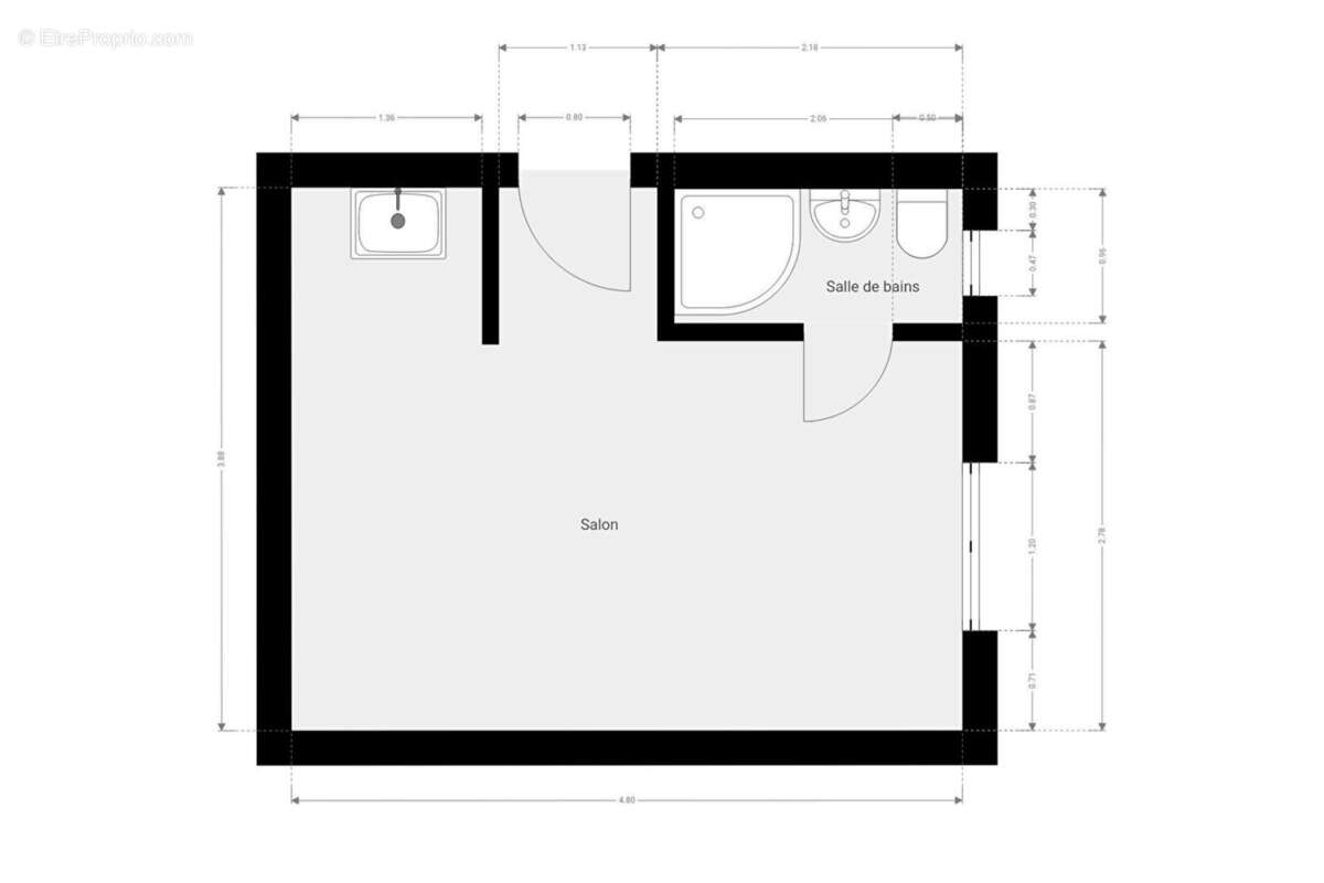 Appartement à PARIS-20E