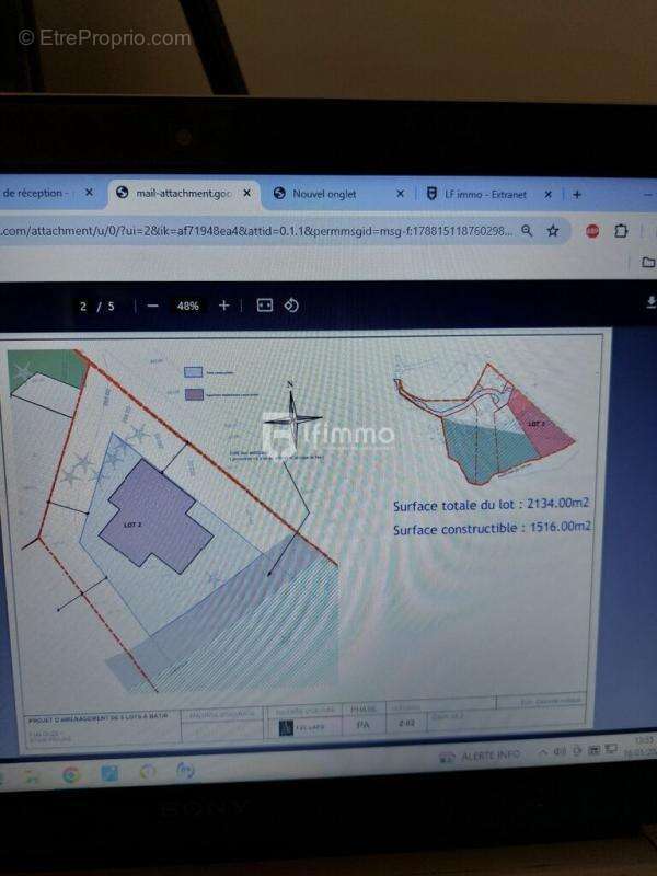 Privas-(07000)-Terrain à bâtir pour la réalisation de 5 villas - photo 3