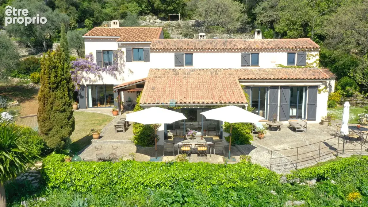 Villa Grasse 10 pièces 240 m² en 2 habitations sur oliveraie de 5147 m²  vue mer - photo 2