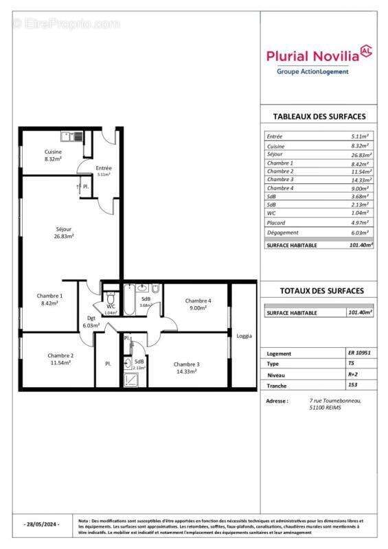 Appartement à REIMS
