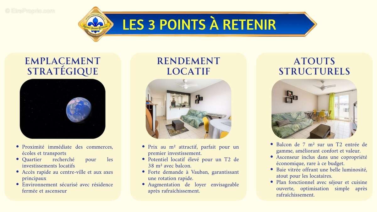 Appartement à SAINT-DENIS