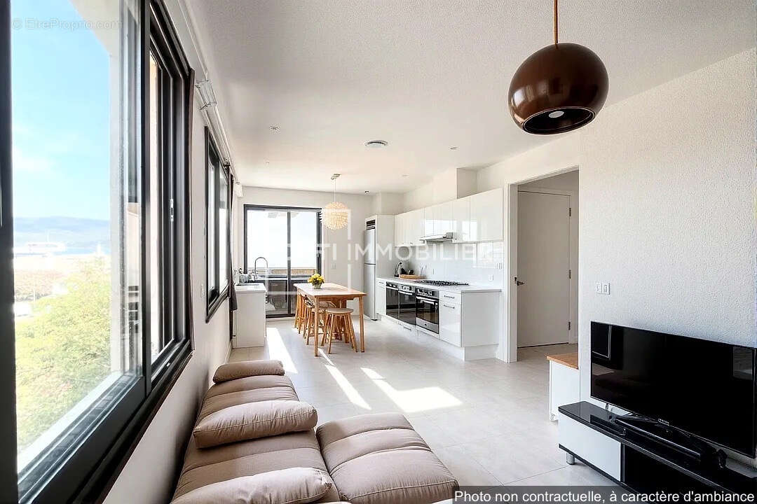 Propriano - t2 bis en duplex avec cave - 60.71m2 - photo 2