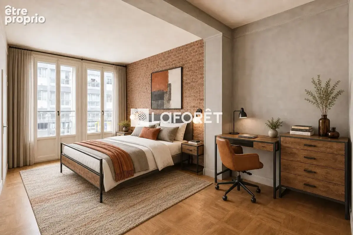 Paris 15e - George Brassens  Appartement de 75 m² au fort potentiel, esprit loft industriel - photo 6