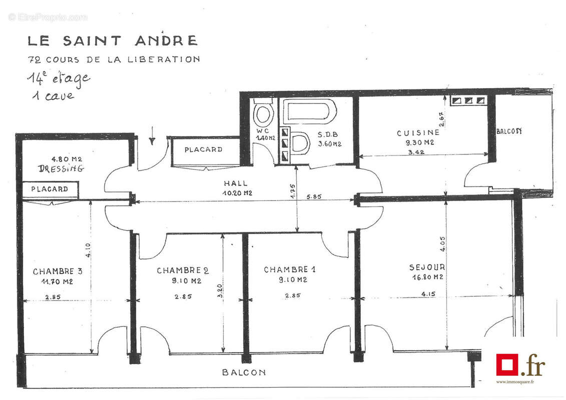 Appartement à GRENOBLE