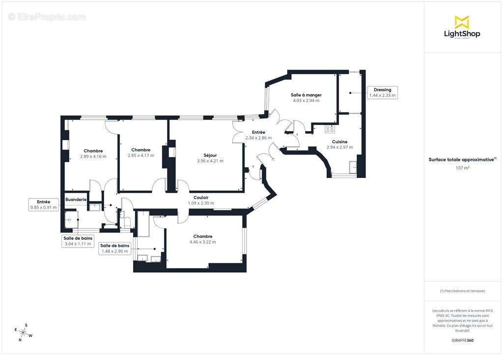 Familial au 4e étage avec ascenseur - 3 chambres - photo 18