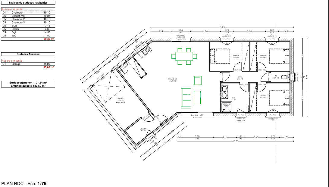 Terrain à SAINTE-CECILE-LES-VIGNES