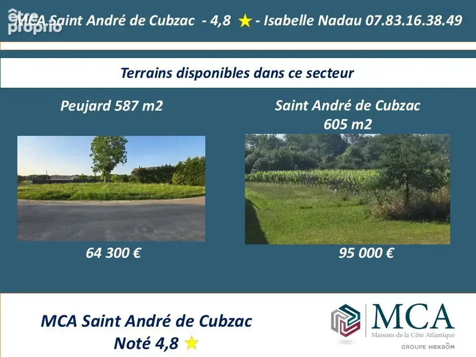 Terrain 426 m² à Saint-Andre-De-Cubzac  - photo 2