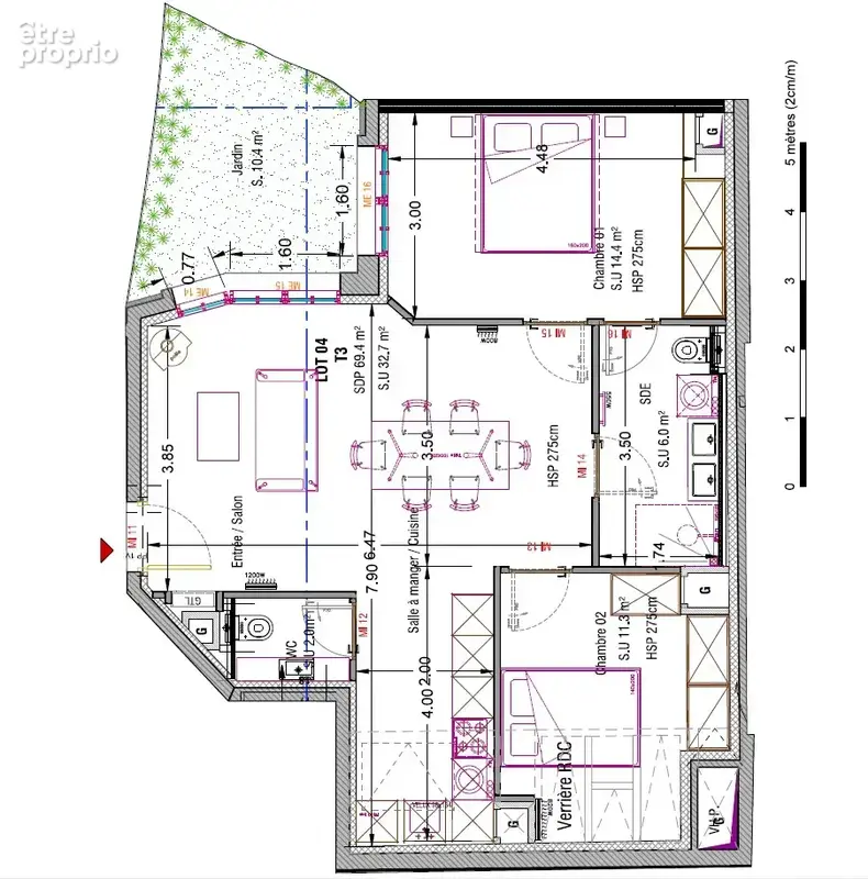 Joli 3 pièces en rez-de-jardin de 67m2 à Courbevoie - photo 18