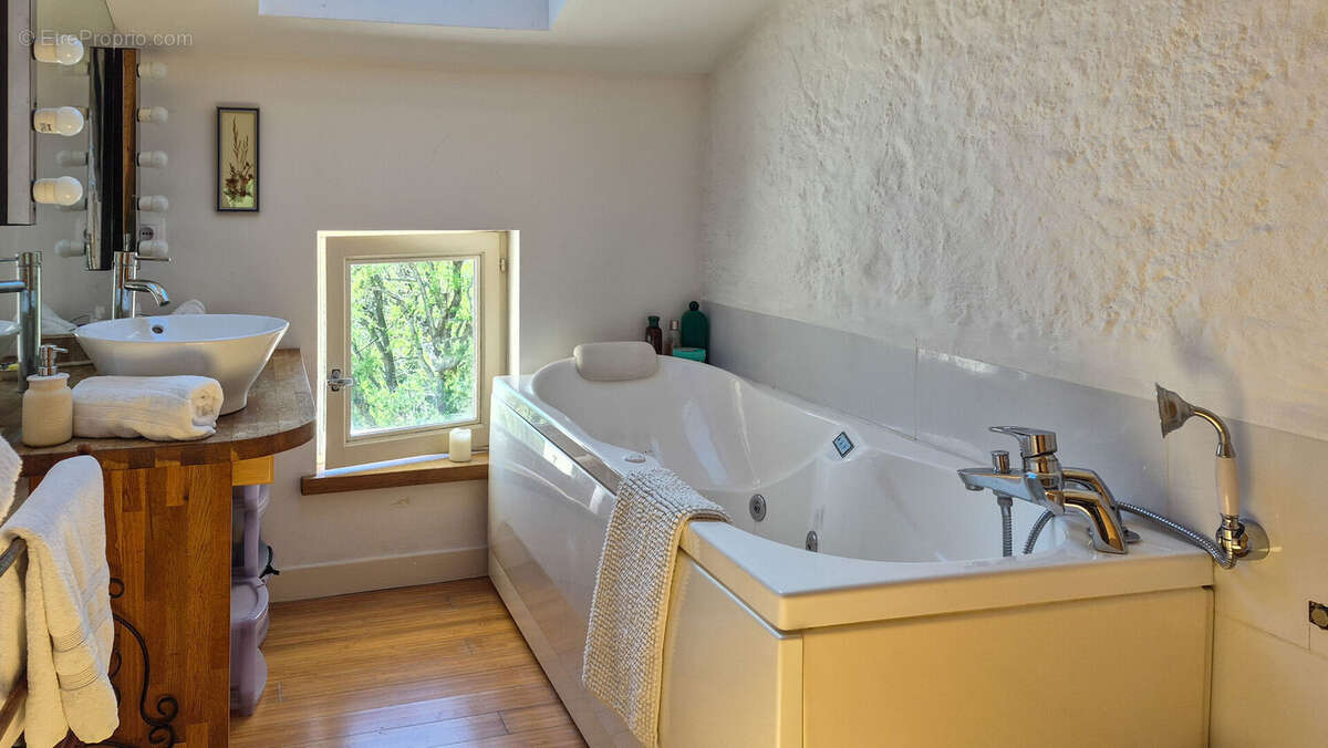 salle de bain - Maison à SOULA