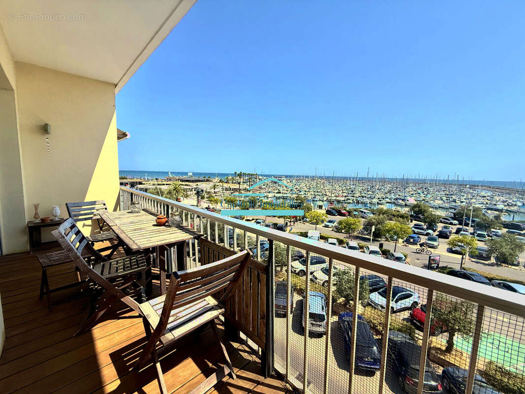 Palavas - Appartement T3 de 60 m2 - Terrasse vue panoramique mer- 1 place de Parking - photo 8