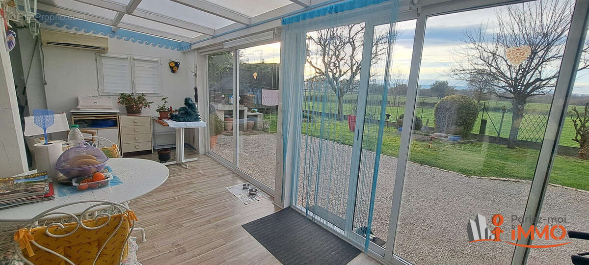 véranda de 20m² - Maison à CUZIEU