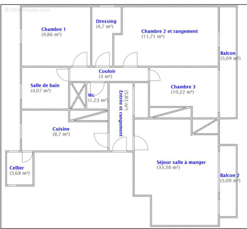 Appartement avec de beaux volumes dans résidence recherchée - photo 9