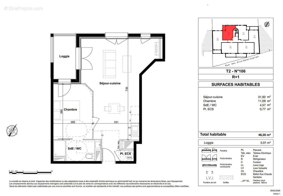Appartement à TOULOUSE