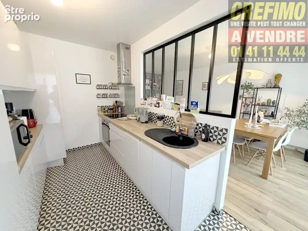 A vendre appartement + parking à Asnières sur Seine - Agence immobilière CREFIMO - photo 1