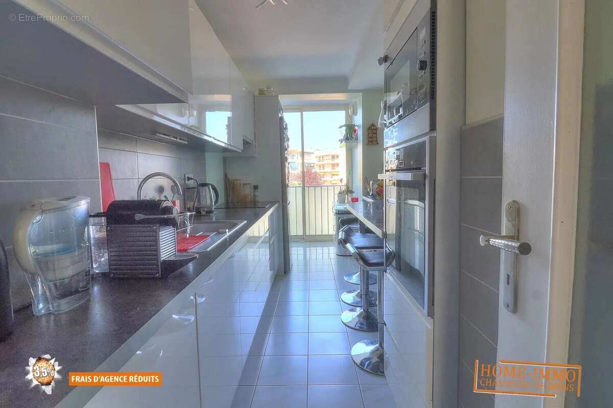 Appartement 4 pièces juan les pins proche plage avec parking - photo 5
