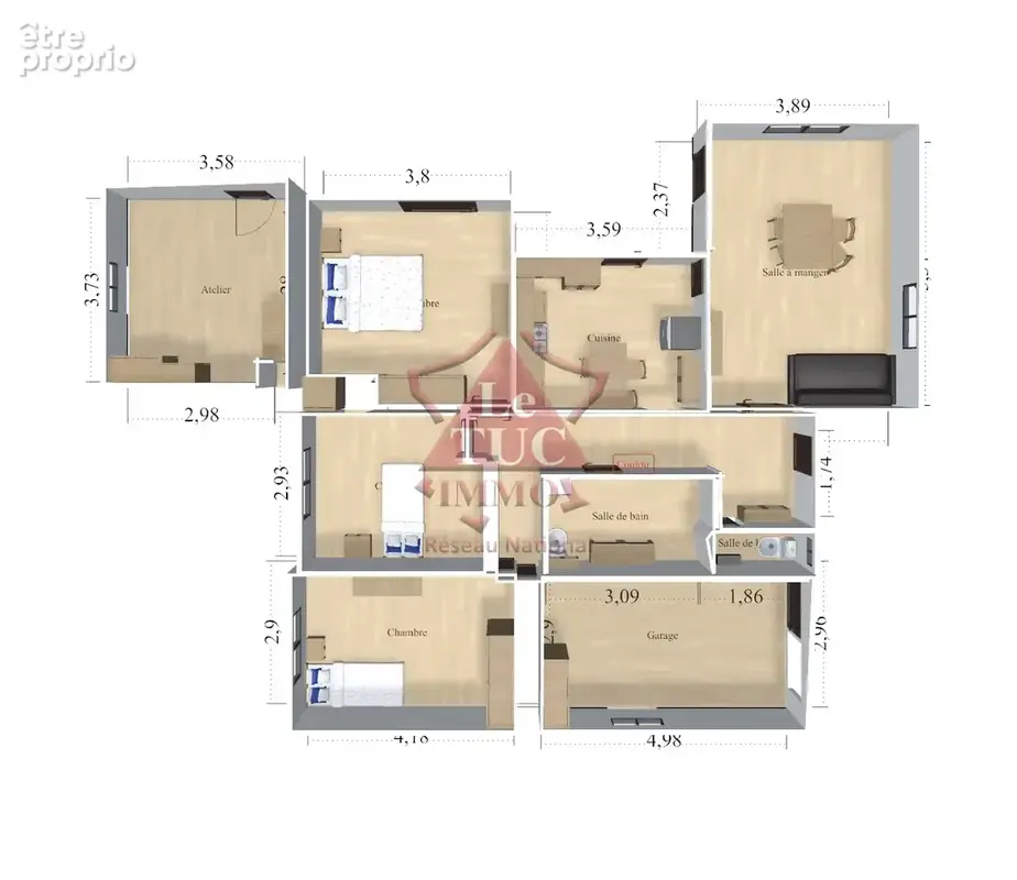 Grasse PLASCASSIER  Maison de plain-pied de 112 m2 avec annexes incluse terrain plat 2000 m2 - photo 4