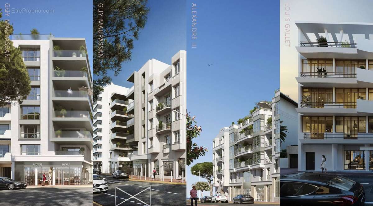 Juan-les-pins - front mer - appartement 99 m2 - photo 2