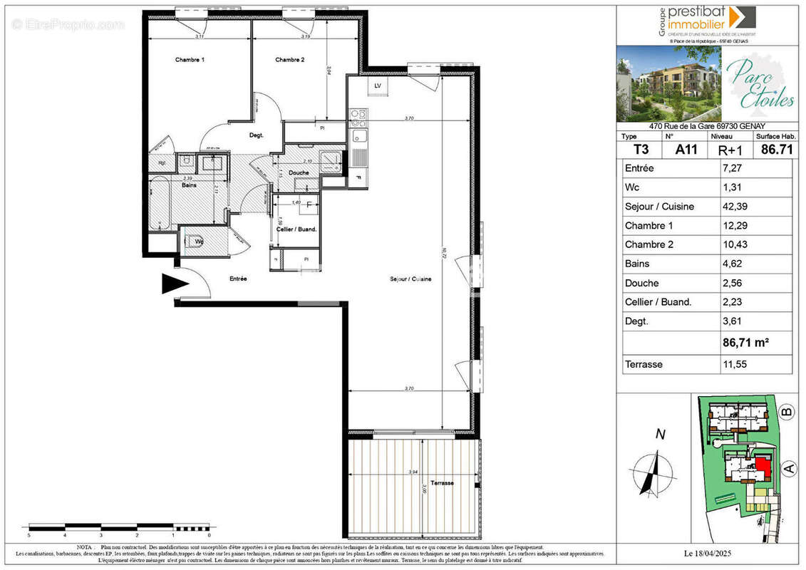Appartement à GENAY