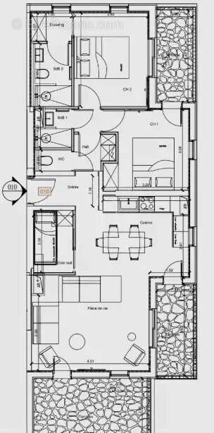 Appartement à LES ALLUES