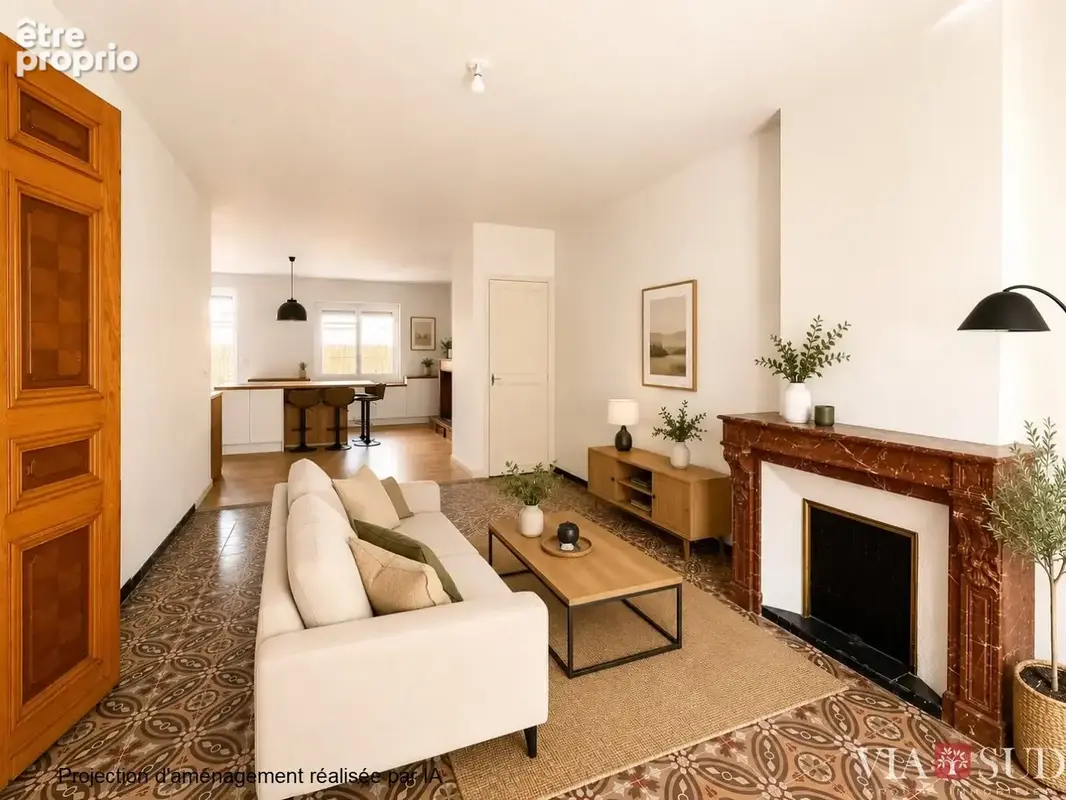Murviel-lès-béziers  275 m² rénovés, 5 chambres, garage 73 m²  345 000  - photo 4