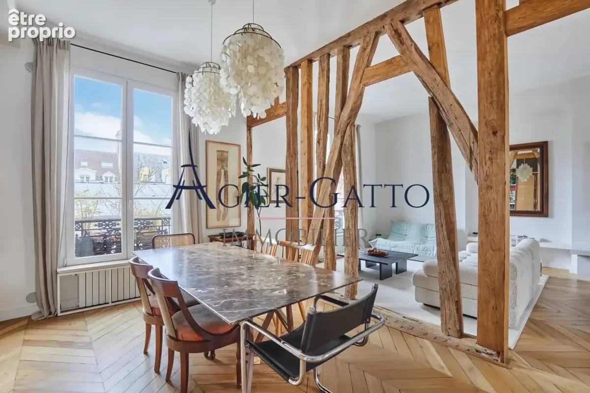 Marais historique - superbe appartement de 143 m² rénové par architecte, avec réception de plus de 60 m² et 3 chambres, à quelqu - photo 5