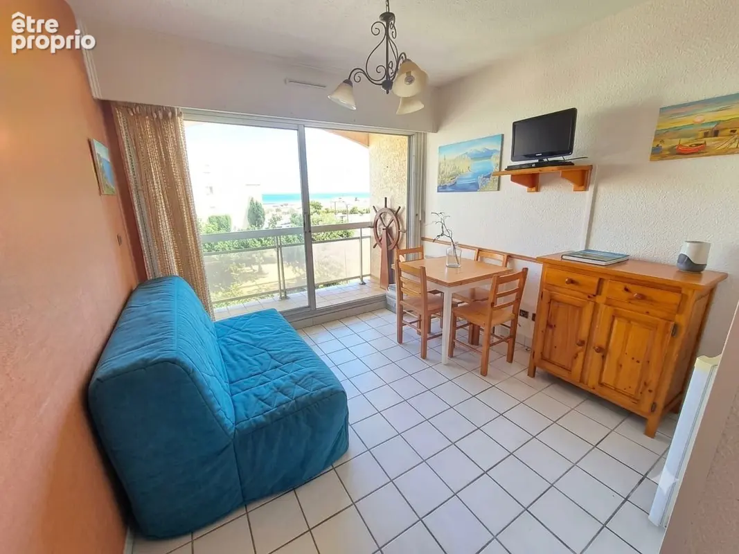 Studio cabine vue mer - le port - le barcarès - photo 3