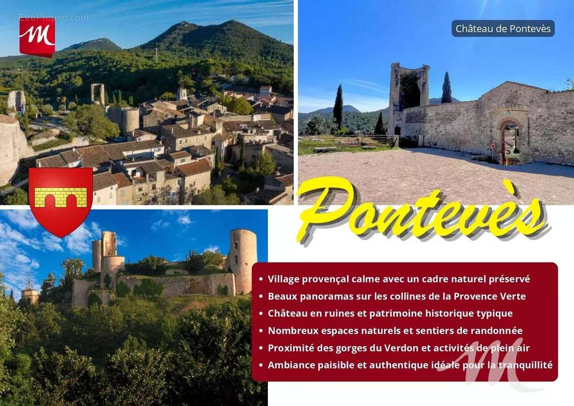 Propriété de charme du 18 ème au pied du Bessillon – Vue exceptionnelle & calme absolu PONTEVES 83670 - photo 5