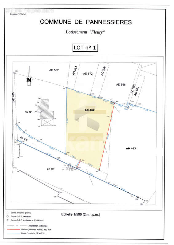Terrain à PANNESSIERES