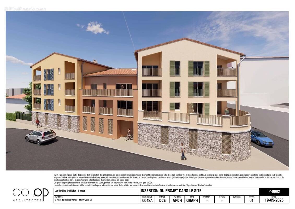 Appartement à CONTES