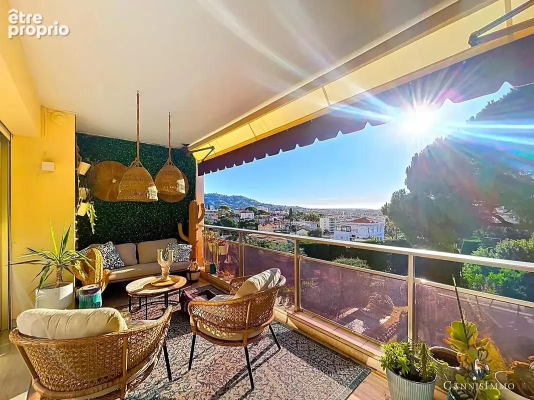 Appartement 4 pieces vue mer cannes grande terrasse - cave garage - photo 28
