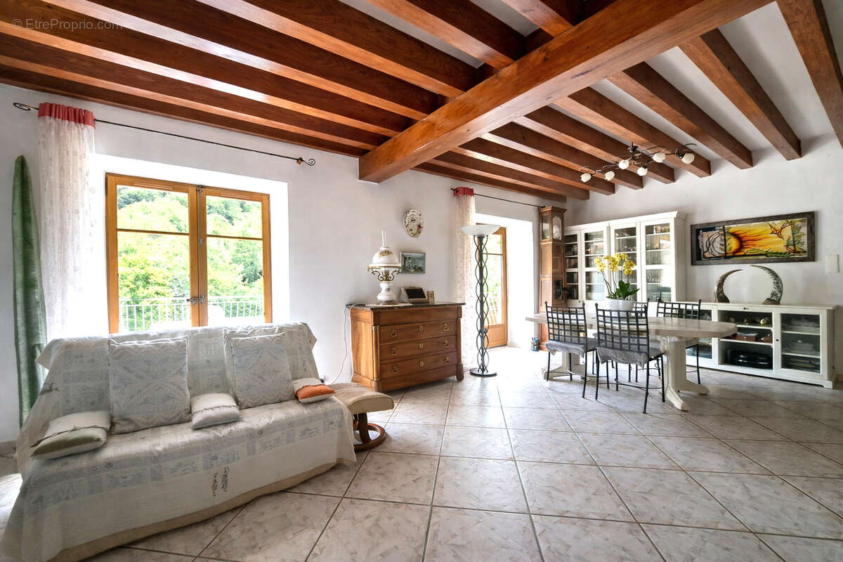 Maison en pierre rénovée à Ladoye Sur Seille (39210), 6 701m² de terrain en bord de rivière - photo 7
