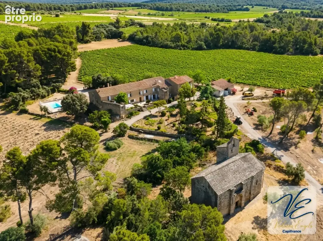 Domaine de caractère – 46 ha, mas en pierre, vignoble bio AOC, gîtes et piscine – Minervois - photo 4