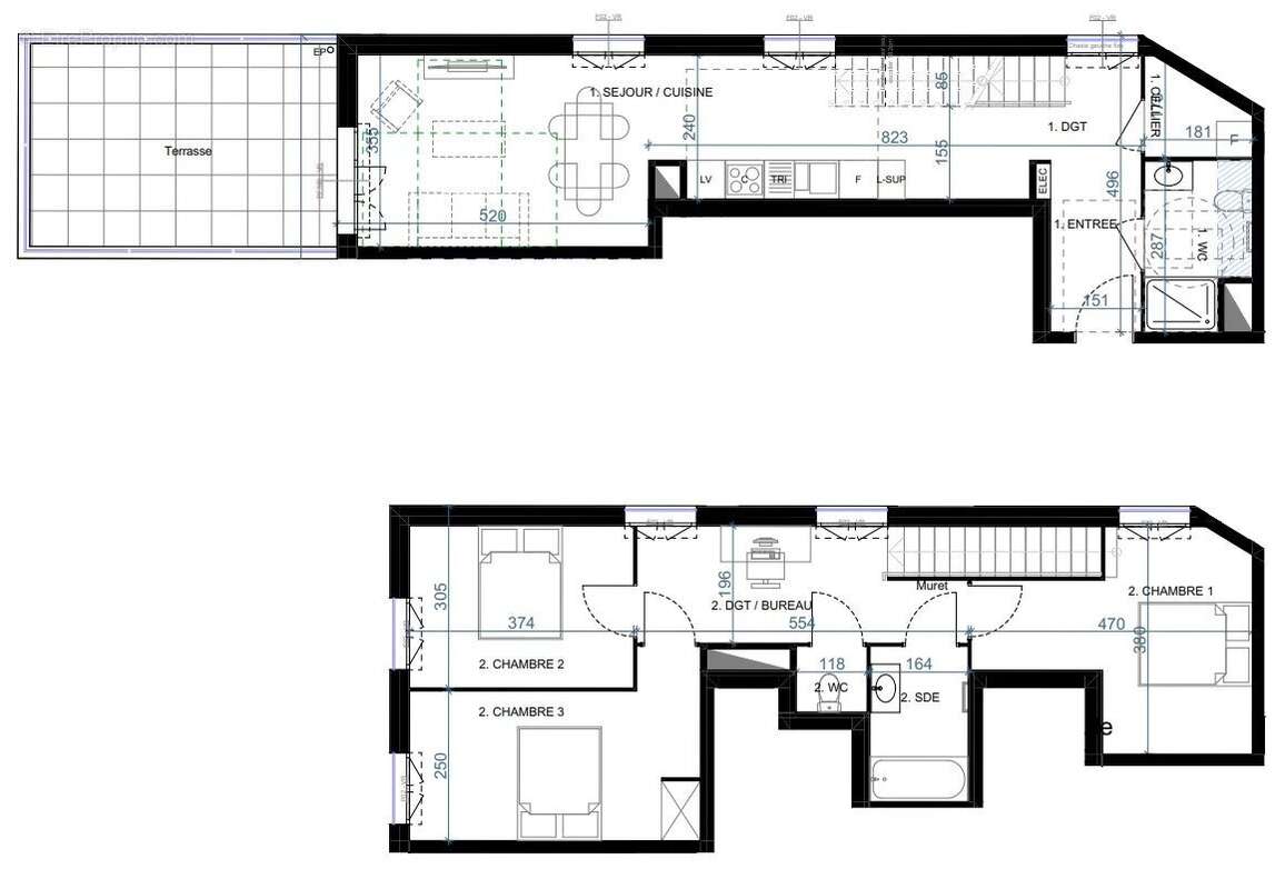 Appartement à MELUN