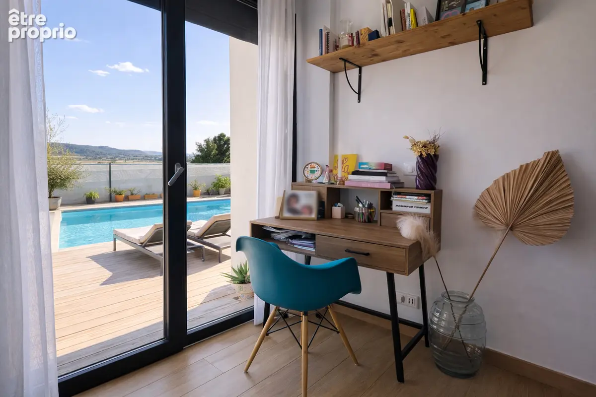 Maison T5 rénovée avec piscine et vue panoramique  Calme absolu - photo 6