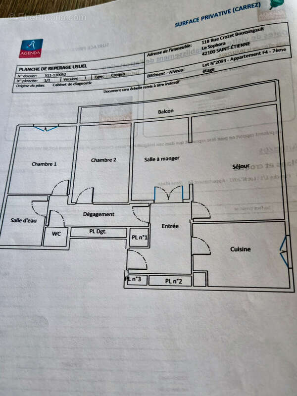 Appartement à SAINT-ETIENNE