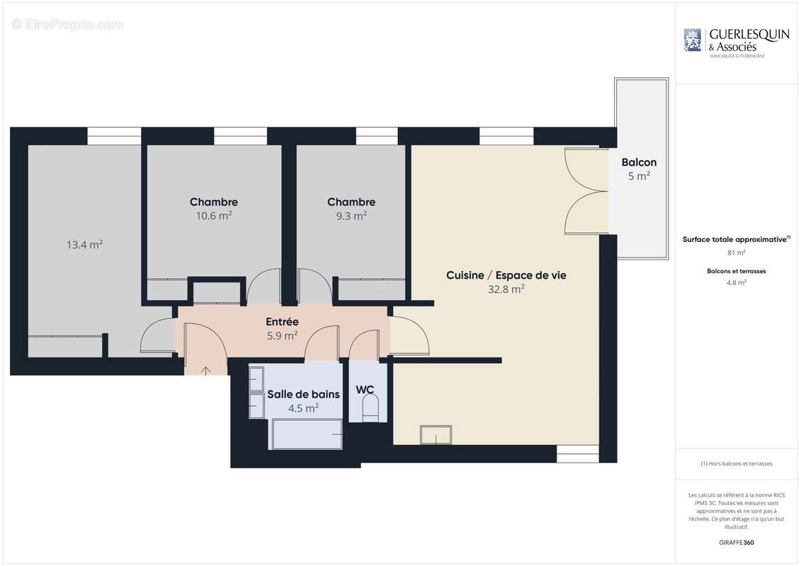 Appartement à NANTES