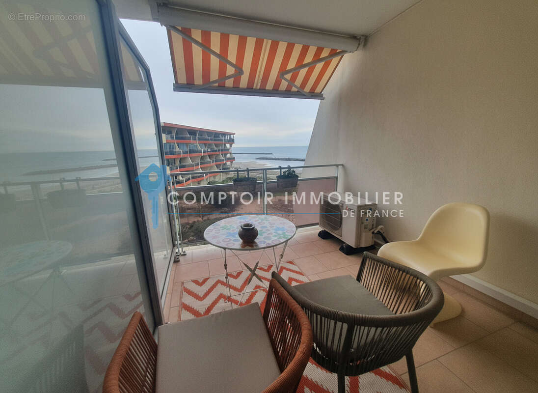Dépt Hérault (34), à vendre Palavas-les-Flots  Appartement Cabine de 35m2 - Terrasse de 7m2 - Parking - photo 2