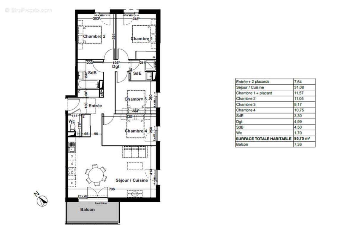 Appartement à SAINT-LOUBES