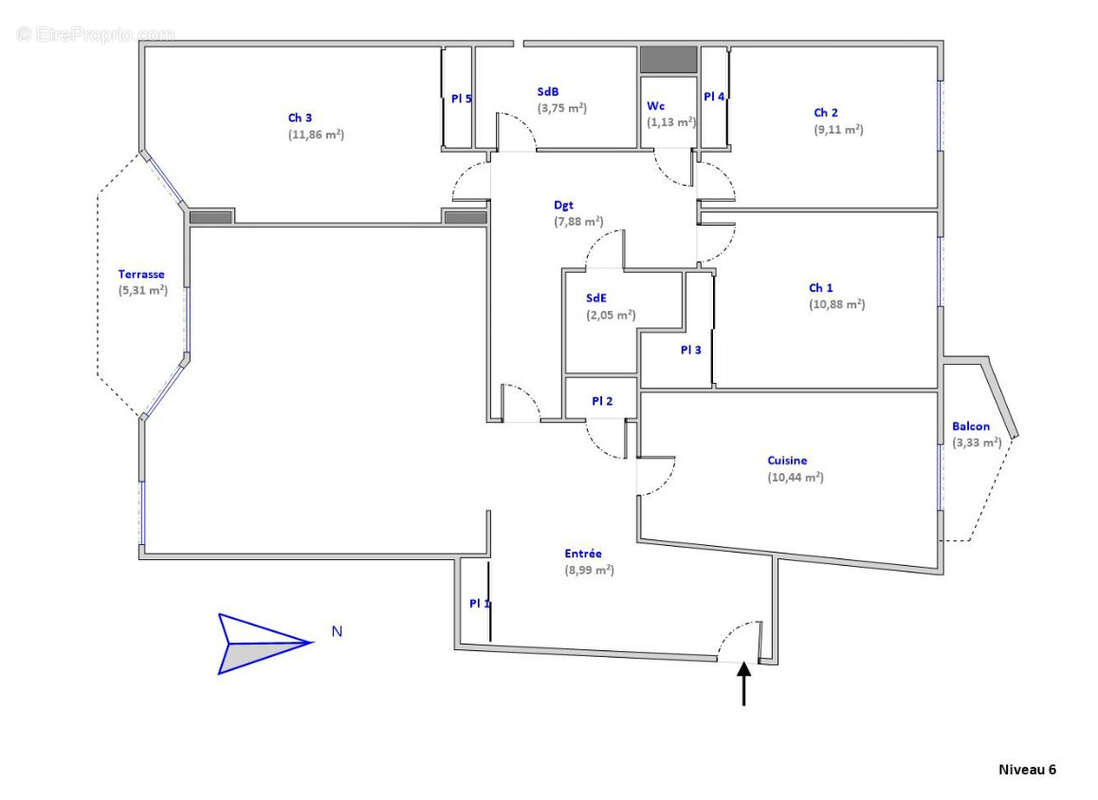 Appartement à LYON-3E