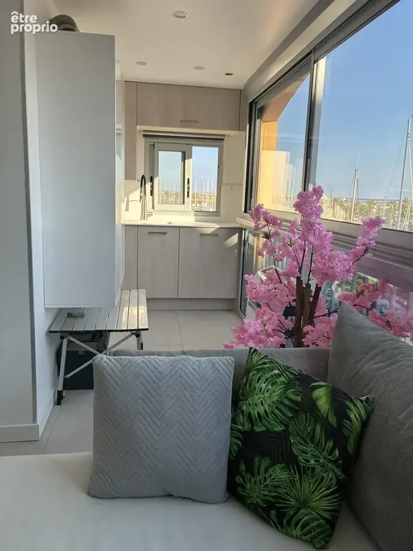 Gruissan - rive droite - en exclusivite - appartement de type 2 avec loggia vue port - photo 9