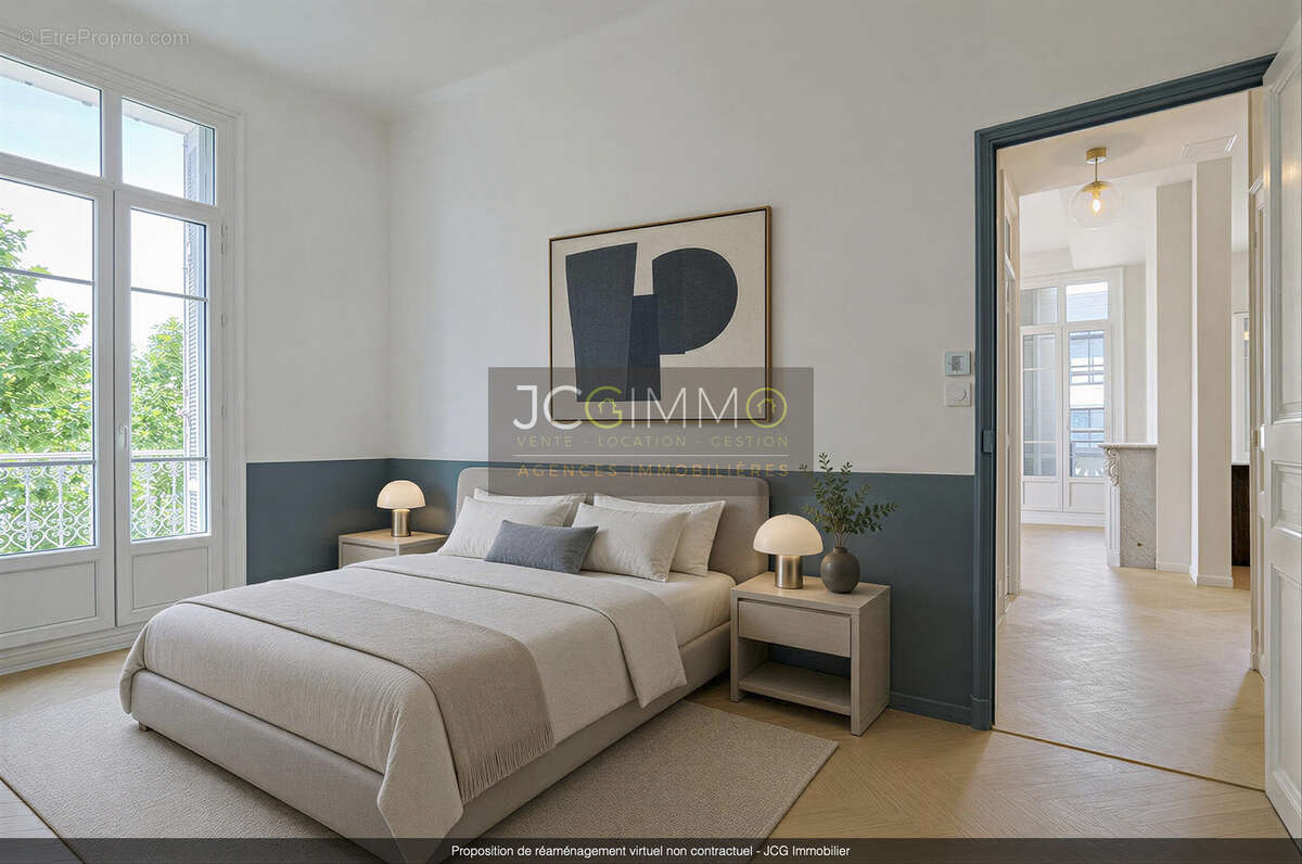 Appartement de charme Gambetta  - T4 de 88 m2 - balconnets - cave et grenier - photo 12