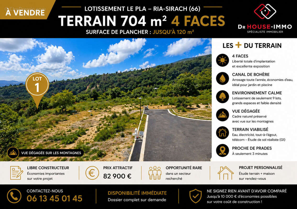 Terrain à RIA-SIRACH