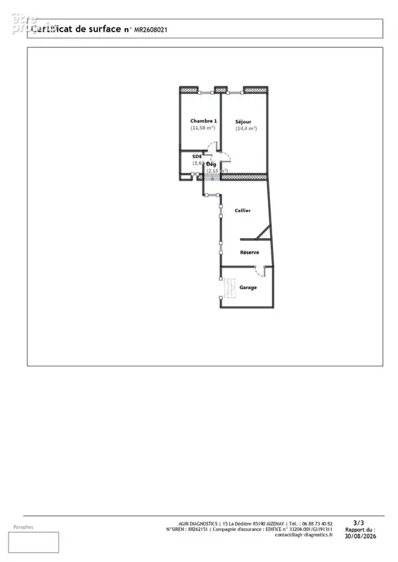 AIZENAY, centre-ville, ensemble de 2 logements sur 615 m2 de terrain - photo 15